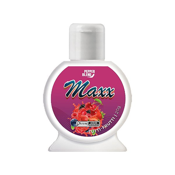 Gel Comestível Para Oral Sabor Tutti Frutti Maxx Pepper Blend