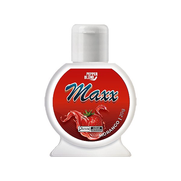 Gel Comestível Para Oral Sabor Morango Maxx Babaloo Pepper Blend