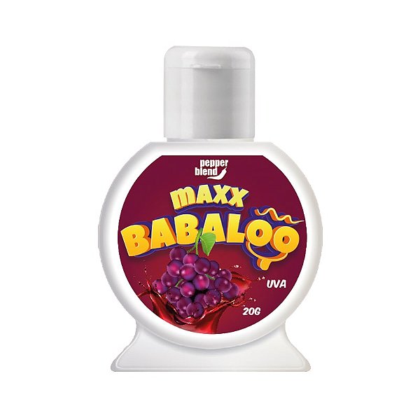 Gel Comestível Para Oral Sabor Uva Maxx Babaloo Pepper Blend