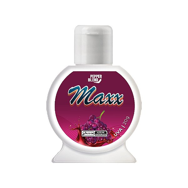 Gel Comestível Para Oral Sabor Uva Maxx Pepper Blend