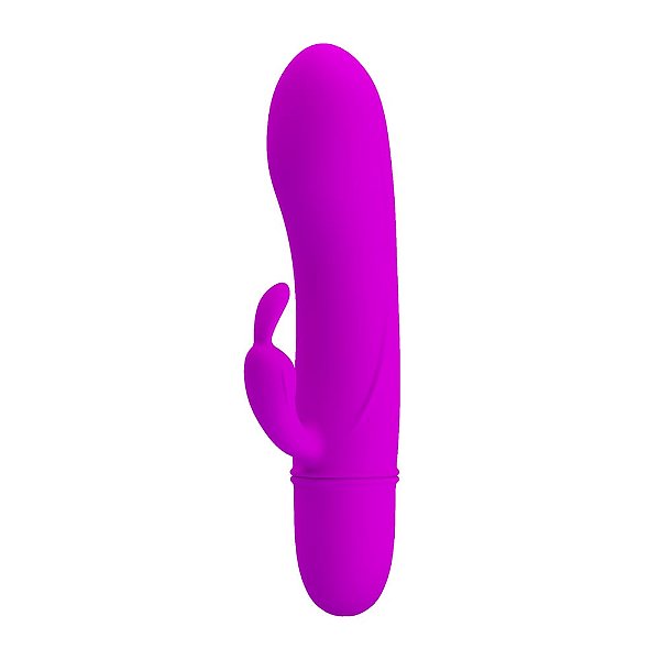 Mini Vibrador Silicone 10 Modos de Vibração Caesar Pretty Love