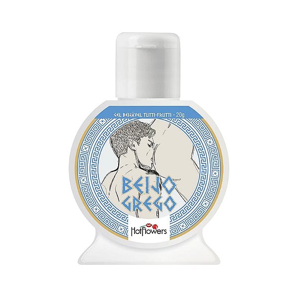 Gel Beijável Beijo Grego Sabor Tutti-Frutti Hot Flowers