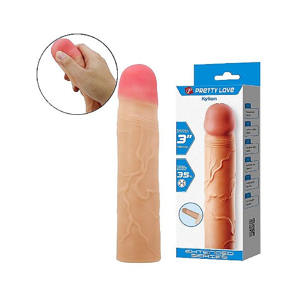 Capa Peniana Extensora 20 Centímetros Pretty Love Kylian