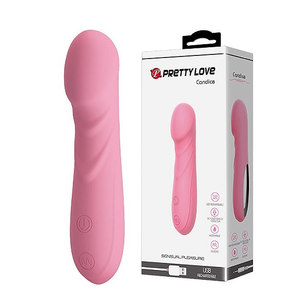 Vibrador Recarregável Com 30 Modos de Vibração Candice