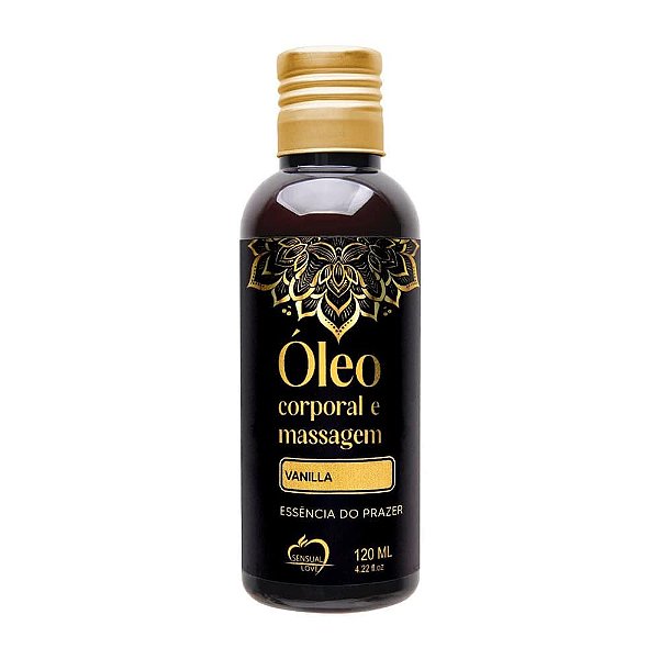 Óleo Corporal e Massagem Vanilla Sensual Love 120ml