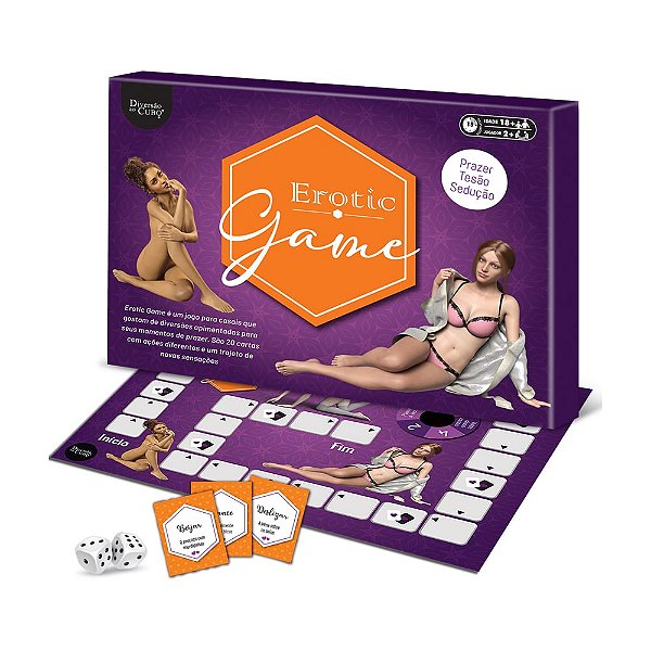 Jogo De Tabuleiro Erotic Game Diversão ao Cubo