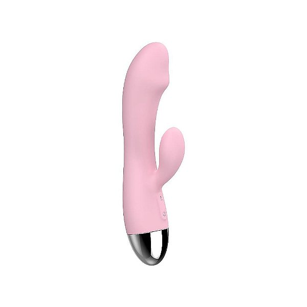 Vibrador Ponto G com Estimulador de Clitóris 12 Modos de Vibração Recarregável