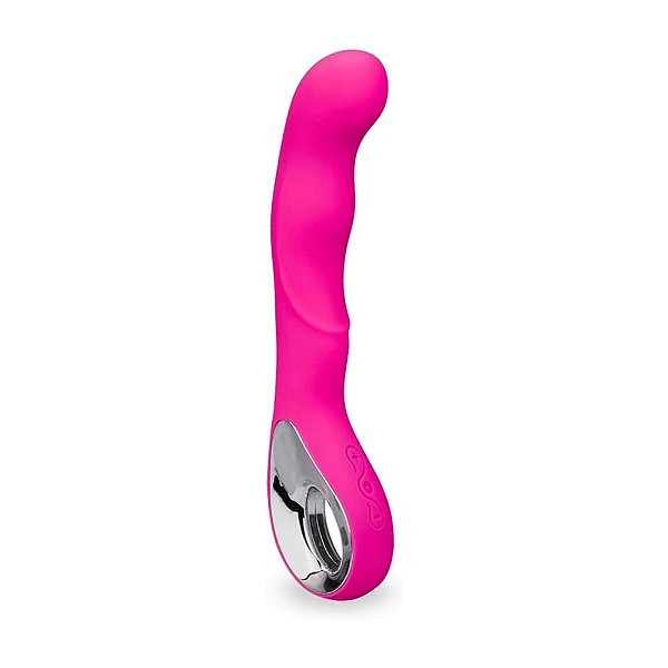 Vibrador Ponto G Recarregável Com Alça de Segurança Pink