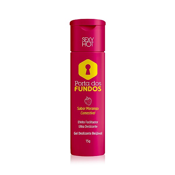 Gel Dessensibilizante Anal Porta dos Fundos Morango 15g