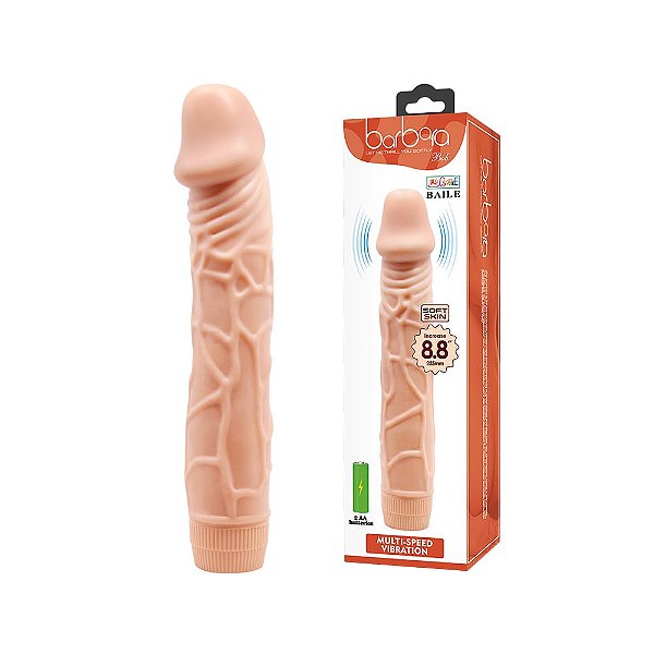 Prótese Realística Grande Com Vibro Glande Definida Bob