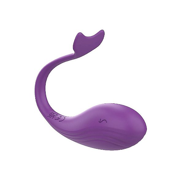 Vibrador Bullet Baleia Controlado Via App 9 Modos de Vibração