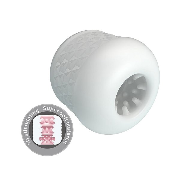 Ovinho Masturbador Compacto e Discreto Crystle