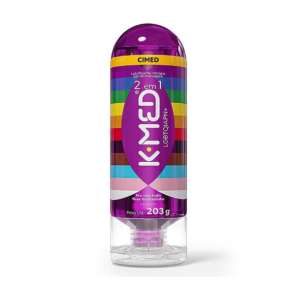Lubrificante K-Med 2 em 1 Edição Especial LGBTQIAPN+ 203g