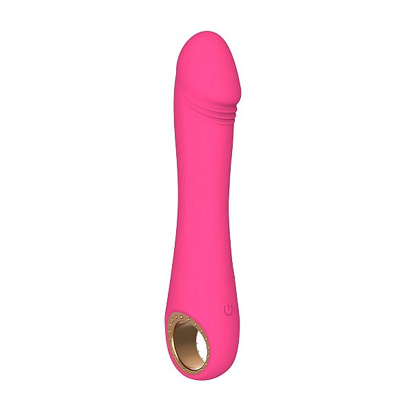 Vibrador Ponto G em Silicone com 9 Modos de Vibração Recarregável