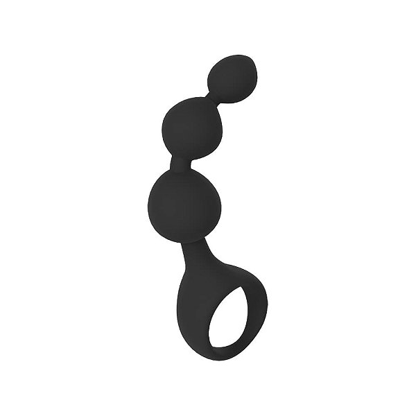 Plug com Bolas em Silicone para Pompoarismo e Penetração Vaginal ou Anal