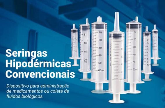SERINGAS HIPODERMICAS CONVENCIONAIS