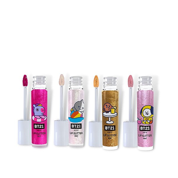 Kit Lip Glitter BT21 Beach