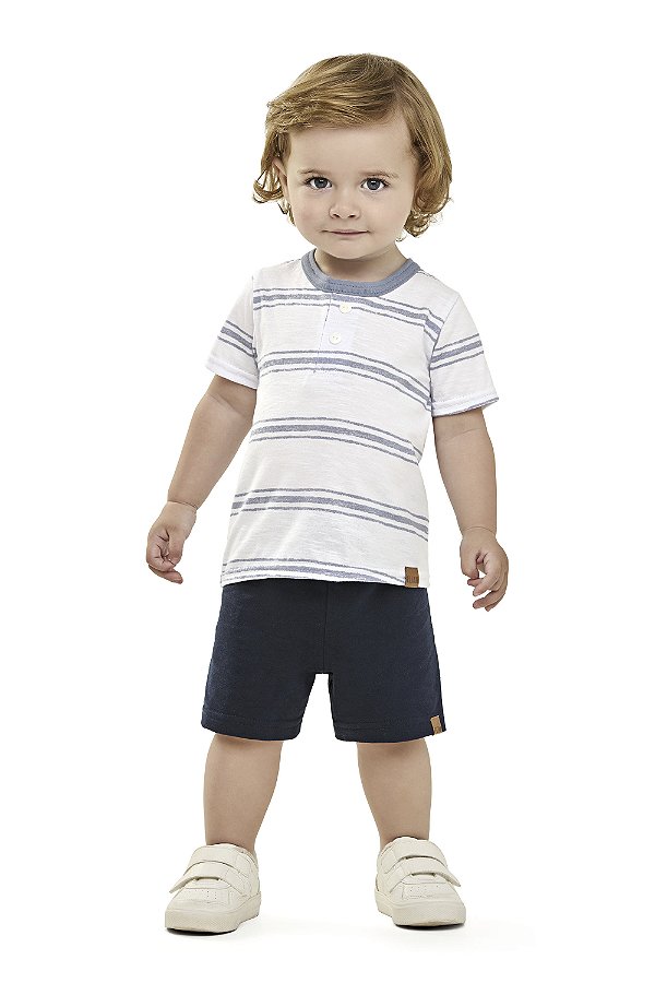 Camiseta Básica Listrada