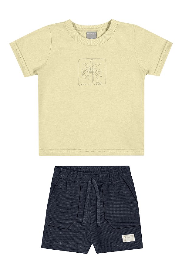 Conjunto Coqueiro Amarelo Manteiga