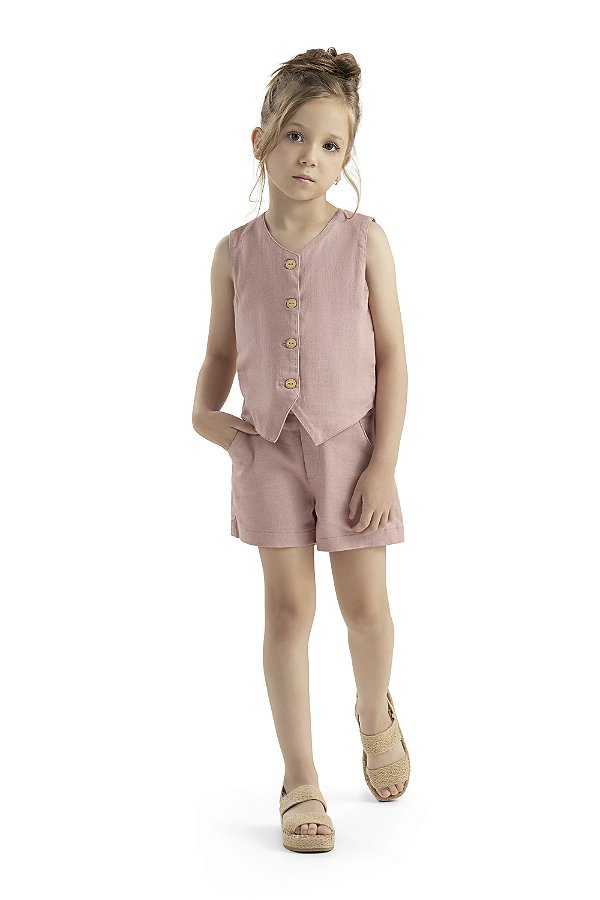 Conjunto Alfaiataria Rosê