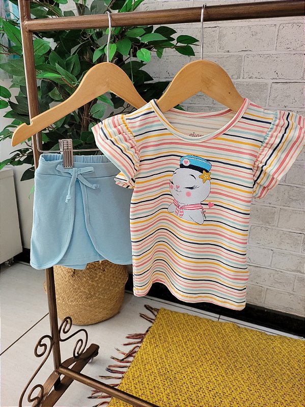 Conjunto Listras Coloridas