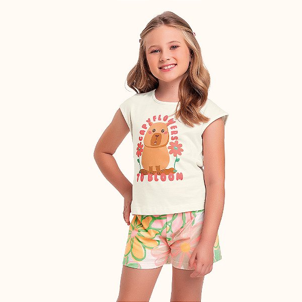 Conjunto Capy Flowers