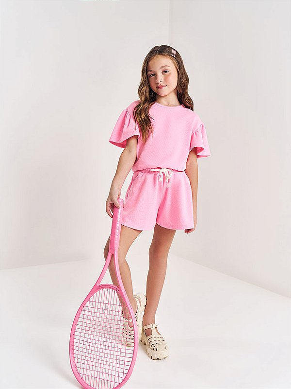 Conjunto Rosa Chiclete