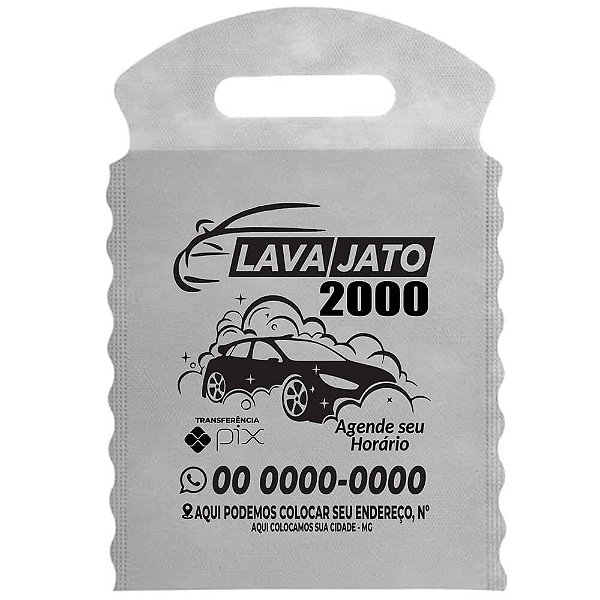 1000 Und Sacolinha Lixo Car Impressão 1 Cor 21x30 Cm Tnt