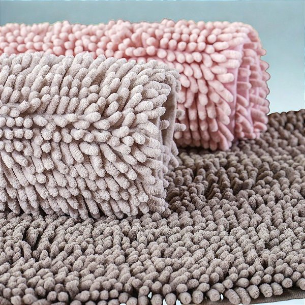 TAPETE CHENILE 50X70 CM 280 G 100% POLIESTER - 360