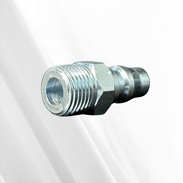 PINO CONECTOR P/ ENG. 3/8" X ROSCA MACHO 1/4" NPT - HIDRAFLUX