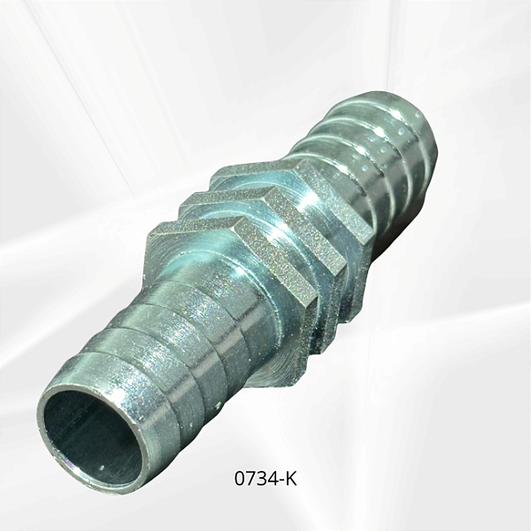 EMENDA RETA P/ MANGUEIRA 3/4" C/ CANAL