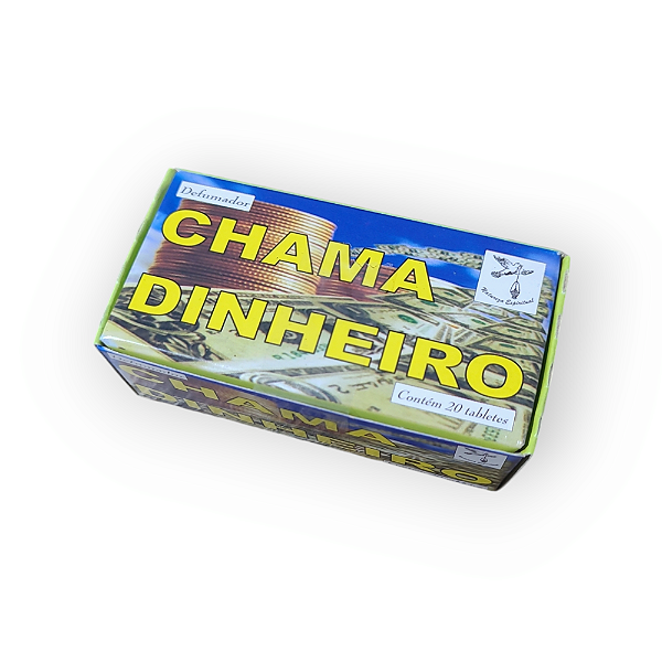Defumador Chama Dinheiro  20 Tabletes Natureza Espiritual