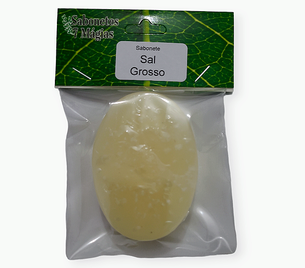 Sabonete Sal Grosso 60g Limpeza e Descarrego