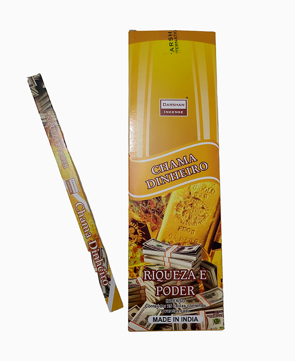 Incenso Chama Dinheiro 8 Varetas