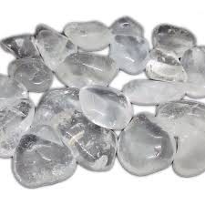 Pedra Quartzo Branco Transparente Rolada