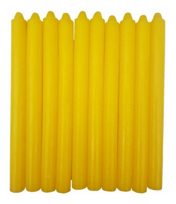 Vela Palito Amarela 1 kg Parafina 100% Pura