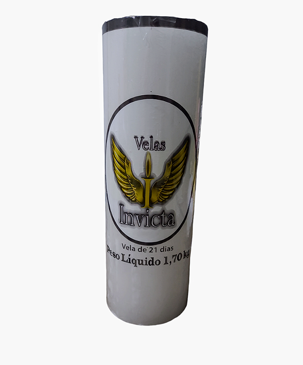 Vela 21 Dias Branca - Invicta