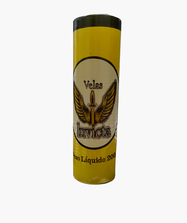 Vela 7 Dias Amarela 200g - Invicta