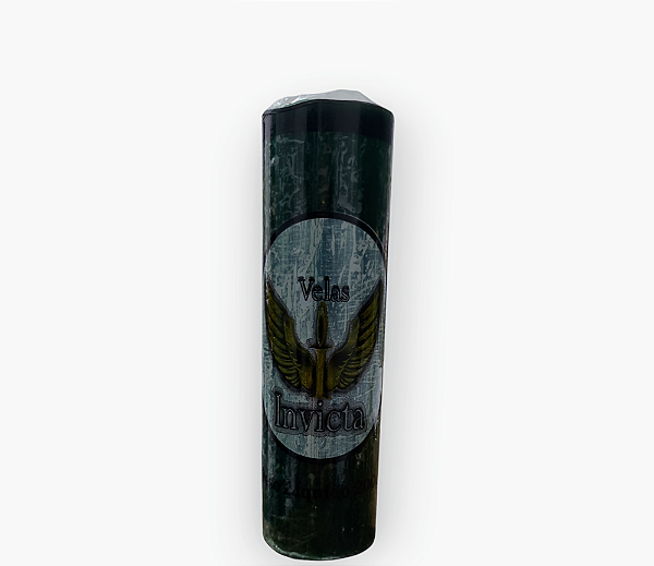 Vela 7 Dias Preta 200g - Invicta