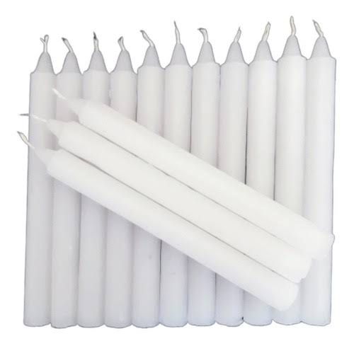 Velas Palito Branca 1kg - Parafina 100% Pura