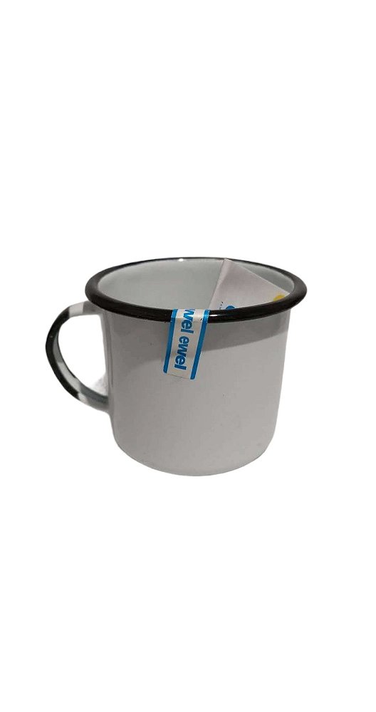 Caneca de Ágata Branca N° 08