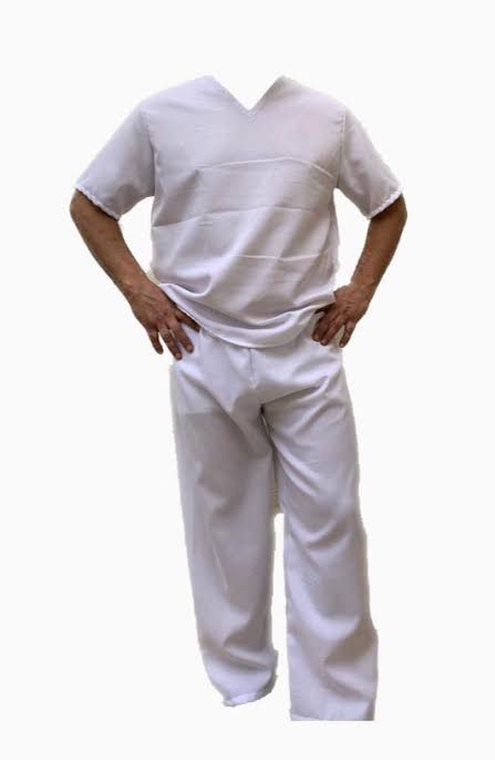 Roupa De Ração Masculino Conjunto 2 Peças Umbanda e Candomblé