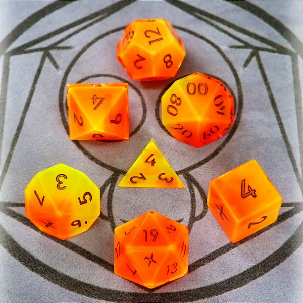 Eruption - Set de Dados (7 peças)