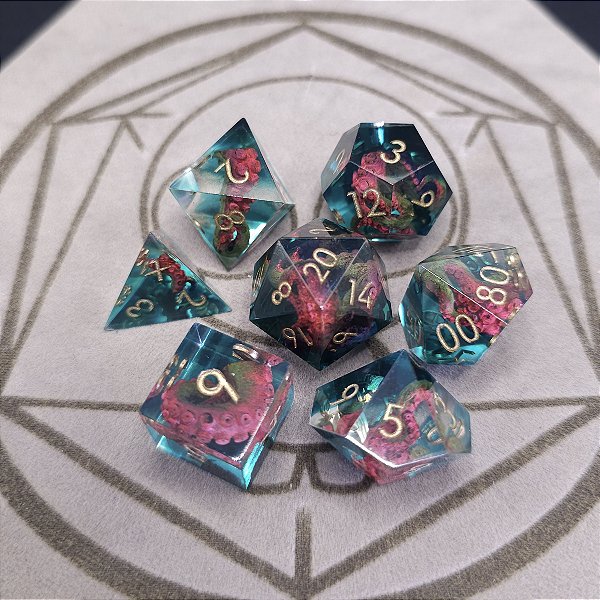 Kraken - Set de Dados (7 peças)