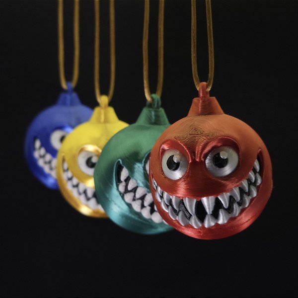 Enfeites para Árvore - Bolas Natalinas Mimic (4 unidades)