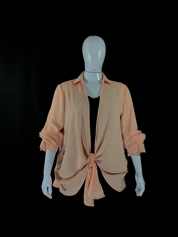 CAMISA PREGA PLUS SIZE