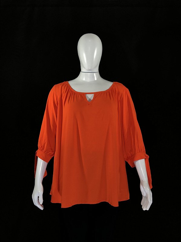 BLUSA MANGA 7/8 PLUS SIZE