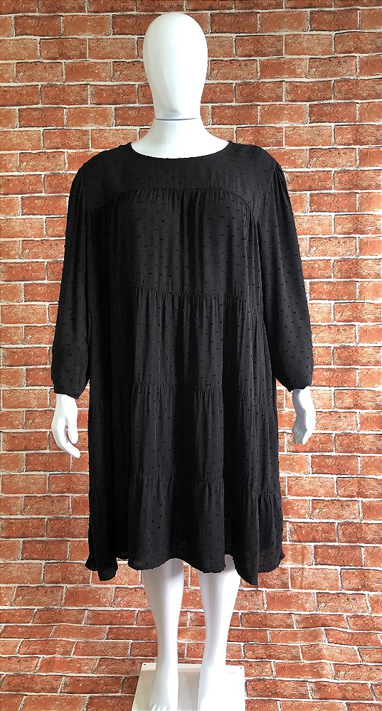 VESTIDO MIDI PLUS SIZE