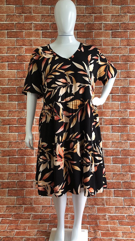 VESTIDO OUTONO PLUS SIZE