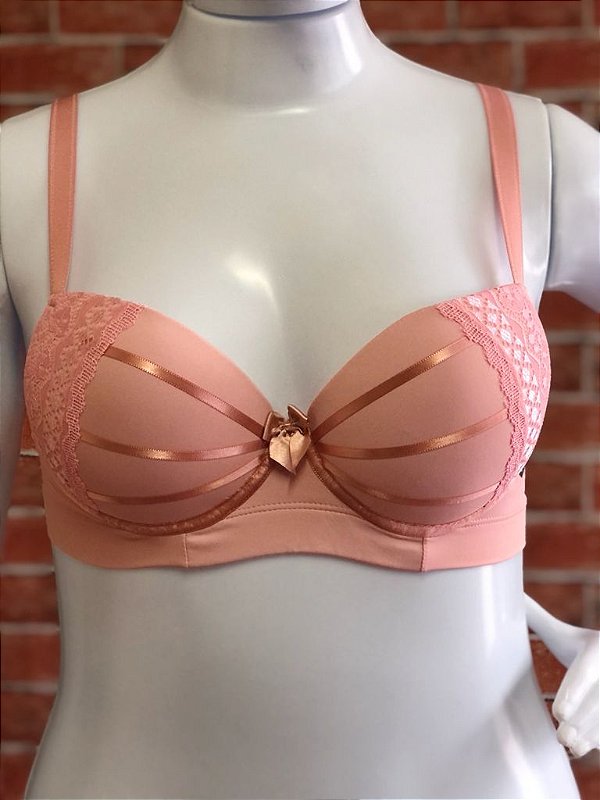 SUTIÃ ROSE COM BOJO PLUS SIZE